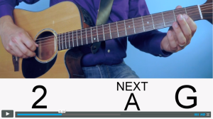 Guitar practice video